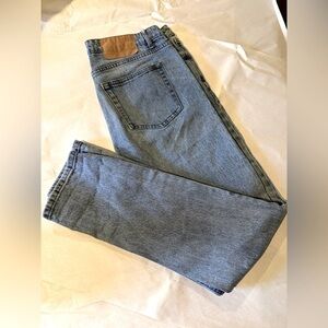 Vintage Cheap Monday Over My Dead Body Holocene Straight Leg Blue Jeans 28